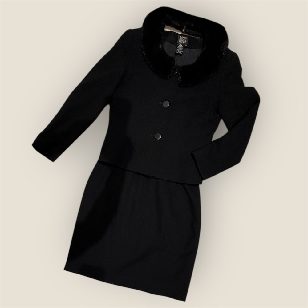 Morgan Taylor Black Blazer and Skirt Set